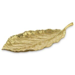 Michael Aram Gold Magnolia Medium Platter